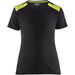 Blåkläder Damen 3479 T-Shirt – schwarz/gelb