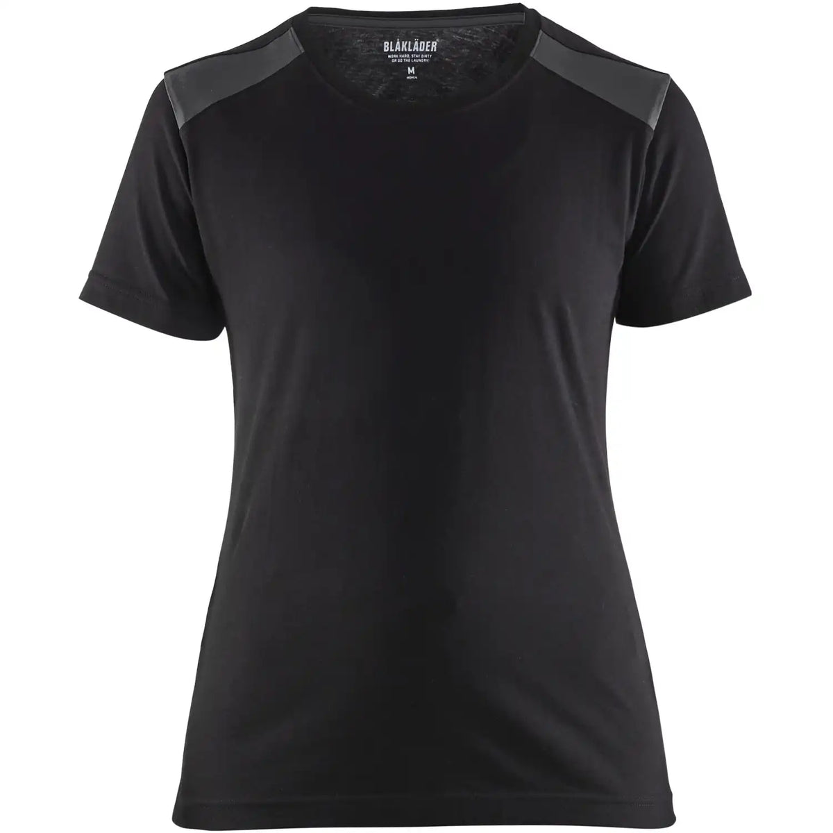 Blåkläder Damen 3479 T-Shirt – schwarz/dunkelgrau
