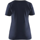 Blåkläder Damen 3479 T-Shirt – dunkelmarine/gelb