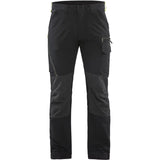 Blåkläder 1422 Stretch Servicehose – schwarz/gelb