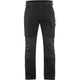 Blåkläder 1422 Stretch Servicehose – schwarz/rot