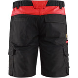 Blåkläder 1446 Industrie Stretch Shorts – schwarz/rot