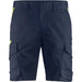 Blåkläder 1446 Industrie Stretch Shorts – dunkelmarine/gelb