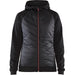 Blåkläder Damen 3464 Hybrid Sweatjacke – schwarz/rot