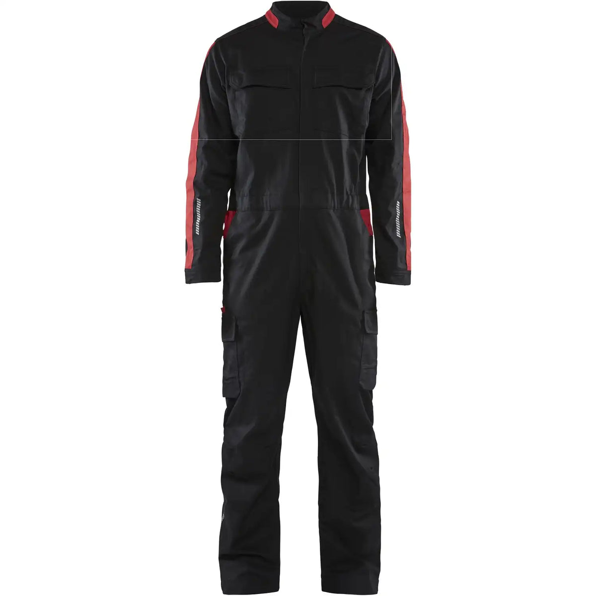 Blåkläder 6144 Industrie Stretch Overall – schwarz/rot