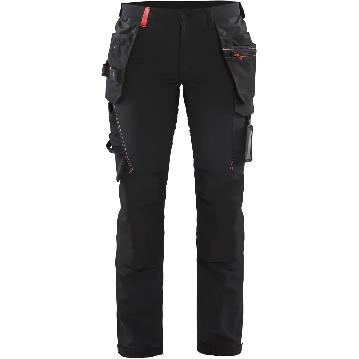 Blåkläder Damen 7192 Stretch Handwerkerhose – schwarz/rot
