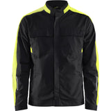 Blåkläder 4444 Industrie Stretch Bundjacke – schwarz/gelb