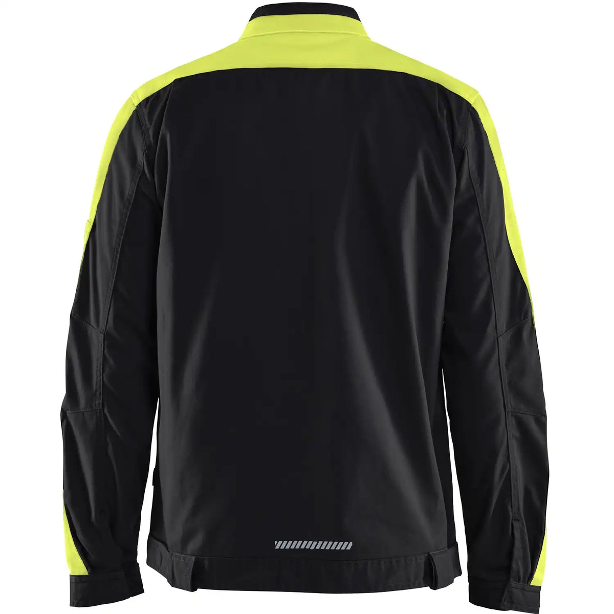 Blåkläder 4444 Industrie Stretch Bundjacke – schwarz/gelb