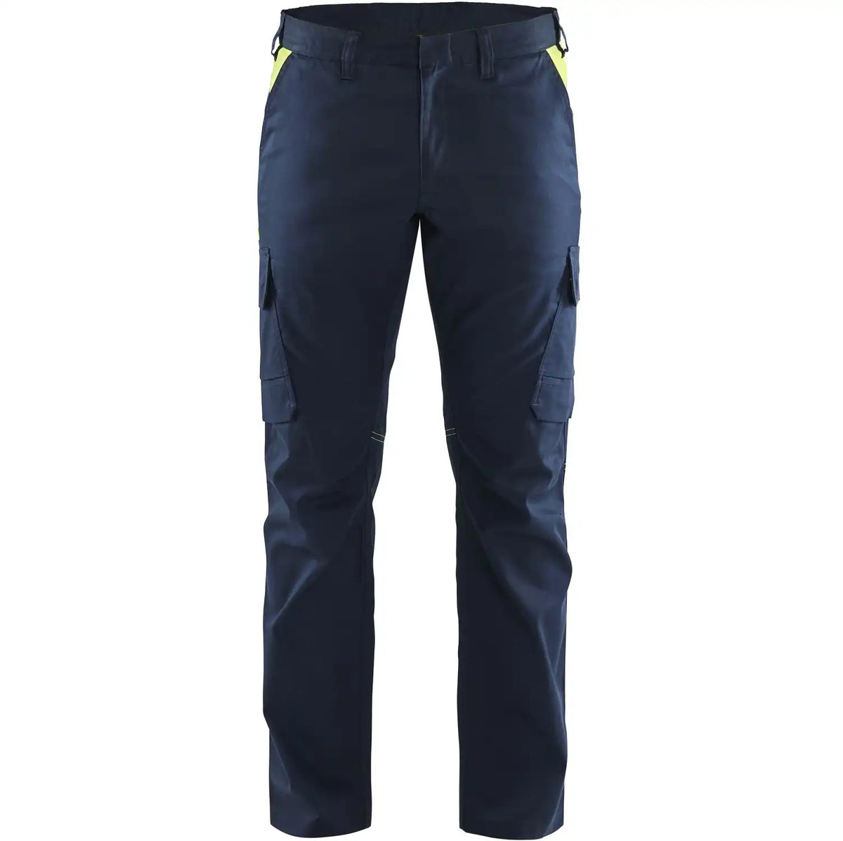 Blåkläder 1444 Industrie Stretch Bundhose – dunkelmarine/gelb