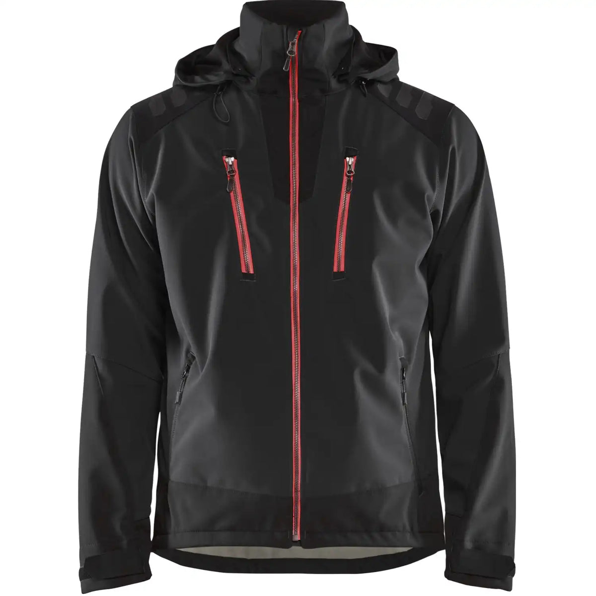 Blåkläder 4749 Softshelljacke – schwarz/rot