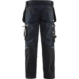 Blåkläder 1599 Canvas Stretch Handwerkerhose – dunkelmarine/schwarz
