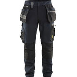 Blåkläder 1599 Canvas Stretch Handwerkerhose – dunkelmarine/schwarz