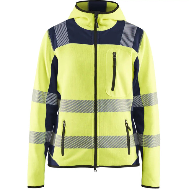 Blåkläder Damen 4967 Warnschutz Strickjacke – gelb/marine