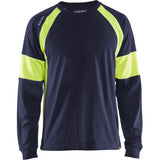 Blåkläder 3520 Langarmshirt – marine/gelb