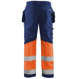 Blåkläder 1558 Warnschutz Stretch Handwerkerhose – marine/orange