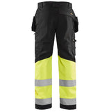 Blåkläder 1558 Warnschutz Stretch Handwerkerhose – schwarz/gelb