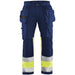 Blåkläder 1558 Warnschutz Stretch Handwerkerhose – marine/gelb
