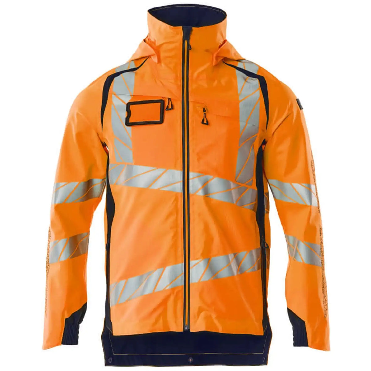 Mascot Accelerate Safe Warnschutz Regenjacke – orange/schwarzblau