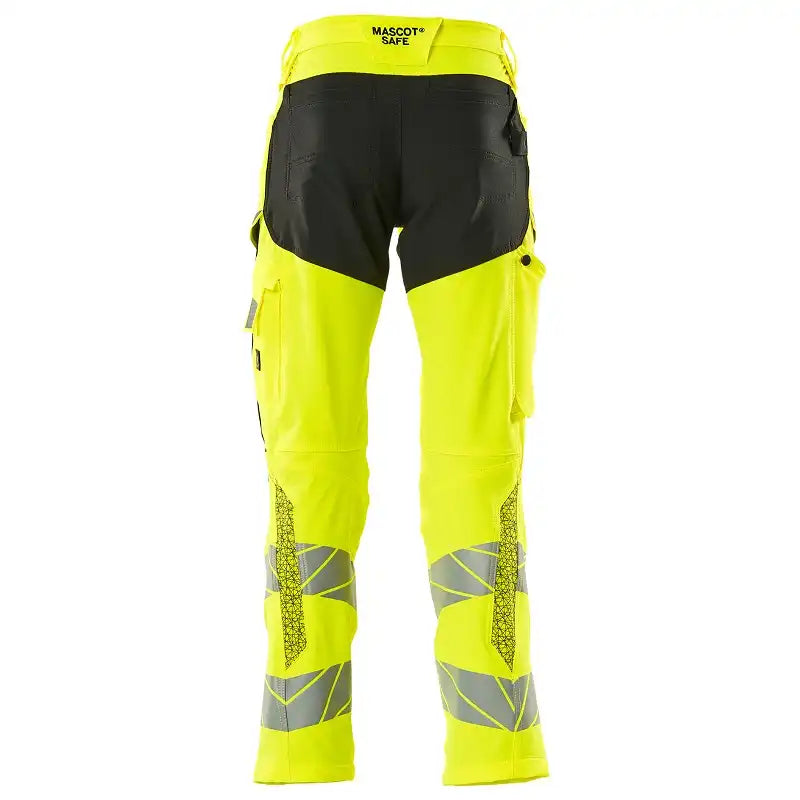 Mascot Accelerate Safe Masco Warnschutz Bundhose Stretch – gelb/schwarz