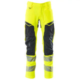 Mascot Accelerate Safe Masco Warnschutz Bundhose Stretch – gelb/schwarzblau