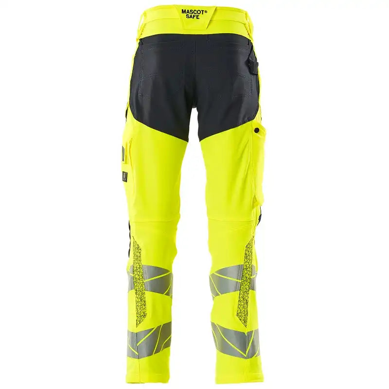 Mascot Accelerate Safe Masco Warnschutz Bundhose Stretch – gelb/schwarzblau