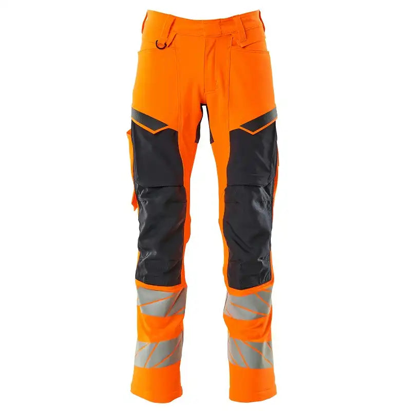 Mascot Accelerate Safe Masco Warnschutz Bundhose Stretch – orange/schwarzblau