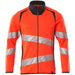 Mascot Accelerate Safe Warnschutz Sweatjacke – rot/schwarzblau