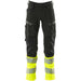 Mascot Accelerate Safe Warnschutz Arbeitshose – schwarz/gelb