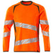 Mascot Accelerate Safe Warnschutz Sweatshirt – orange/moosgrün