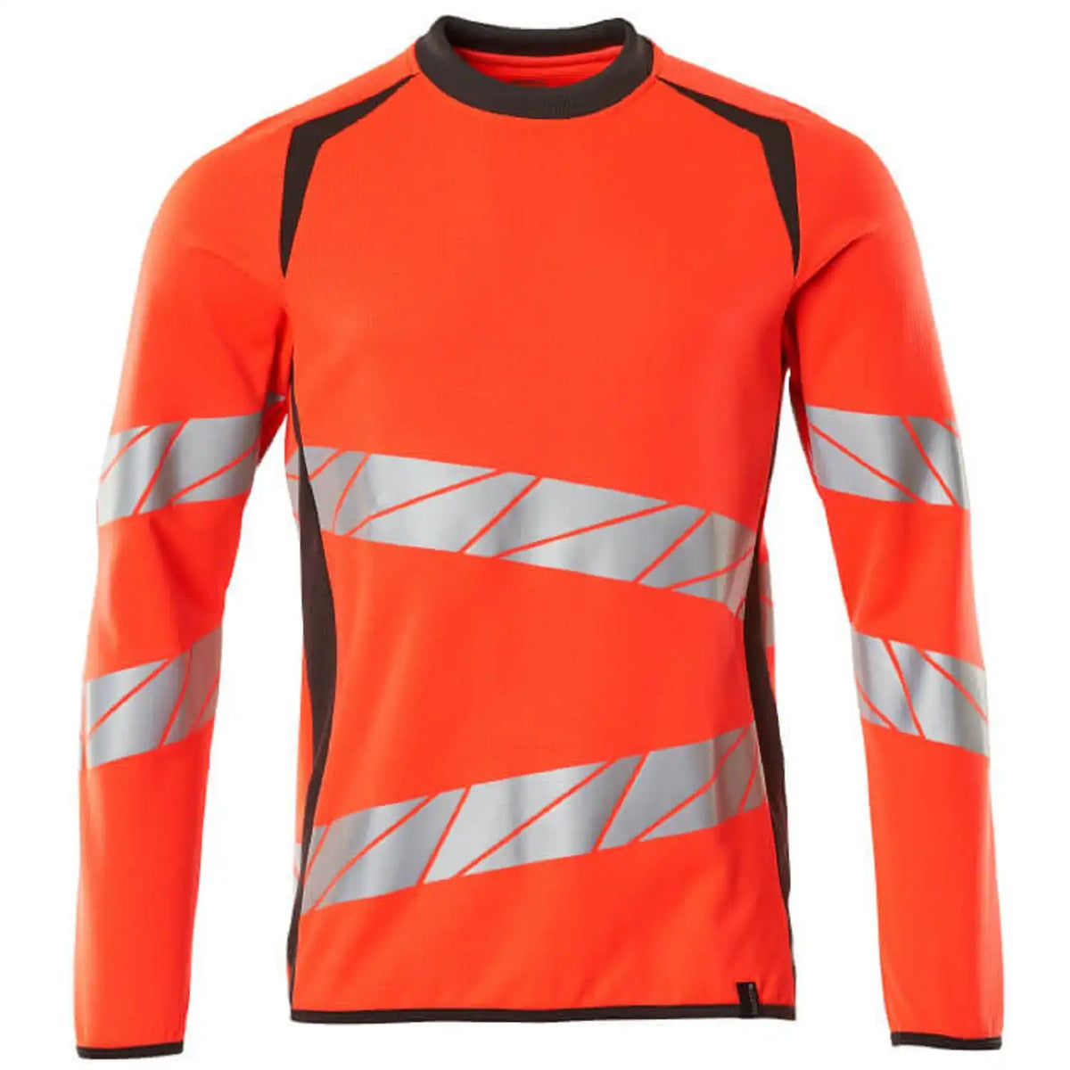 Mascot Accelerate Safe Warnschutz Sweatshirt – rot/dunkelanthrazit