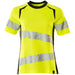 Mascot Damen Accelerate Safe Warnschutz T-Shirt – gelb/schwarzblau