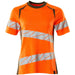 Mascot Damen Accelerate Safe Warnschutz T-Shirt – orange/moosgrün