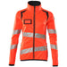 Mascot Damen Accelerate Safe Warn-Fleecejacke – rot/schwarzblau