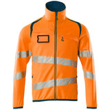Mascot Accelerate Safe Warnschutz Fleecejacke – orange/dunkelpetroleum