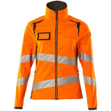 Mascot Damen Accelerate Safe Warn-Softhelljacke – orange/dunkelanthrazit