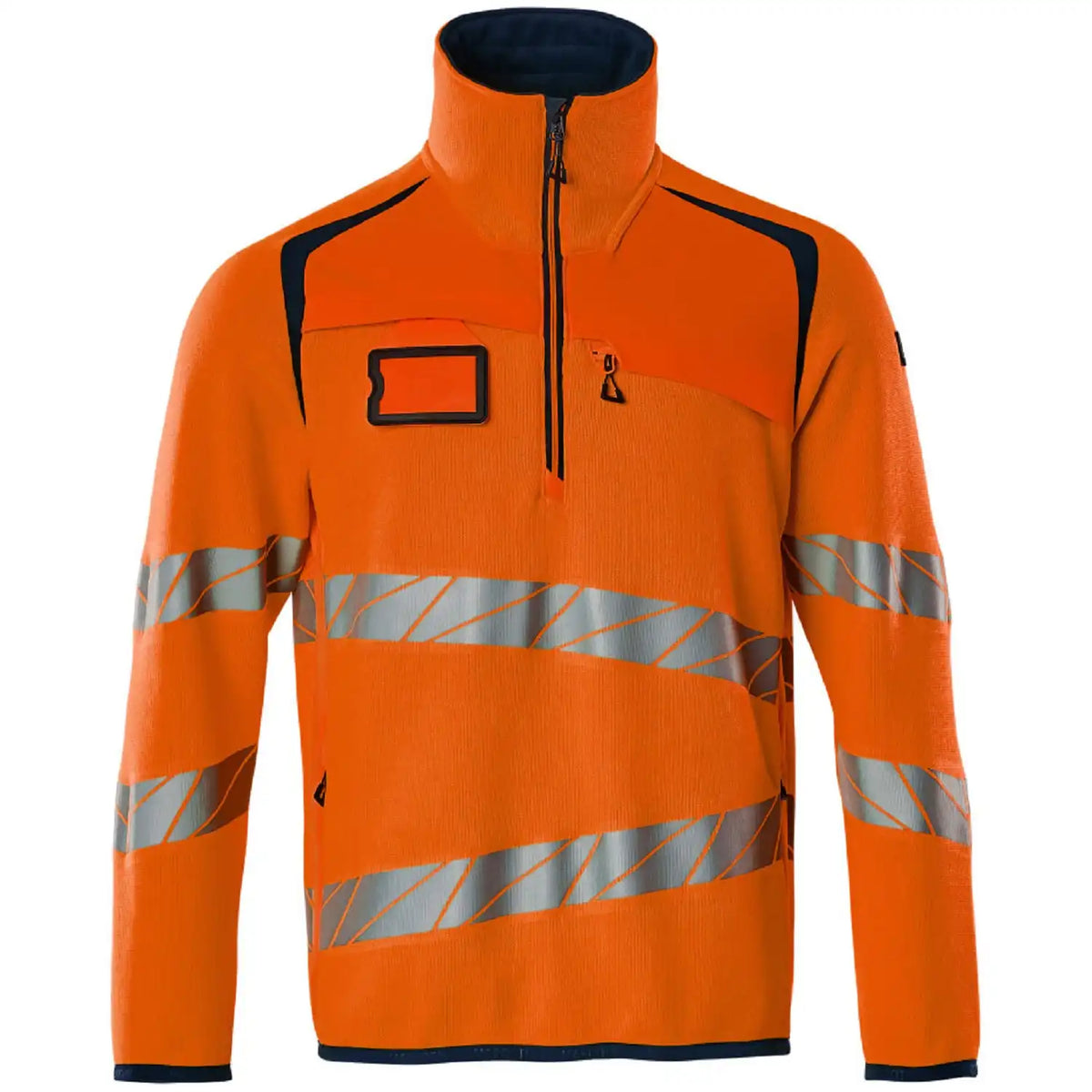 Mascot Accelerate Safe Warnschutz Strickpullover – orange/schwarzblau