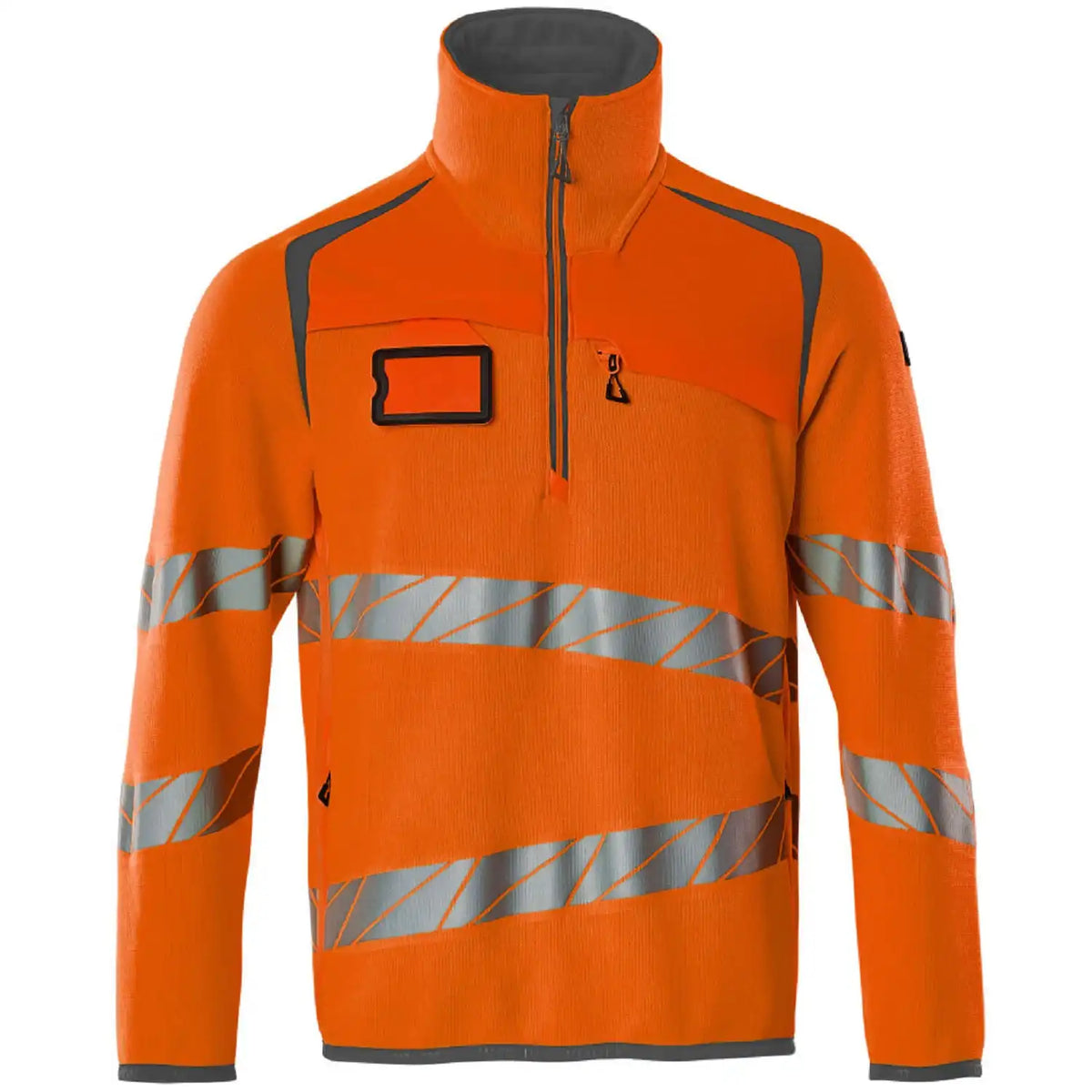 Mascot Accelerate Safe Warnschutz Strickpullover – orange/dunkelanthrazit
