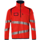 Mascot Accelerate Safe Warnschutz Strickpullover – rot/schwarzblau