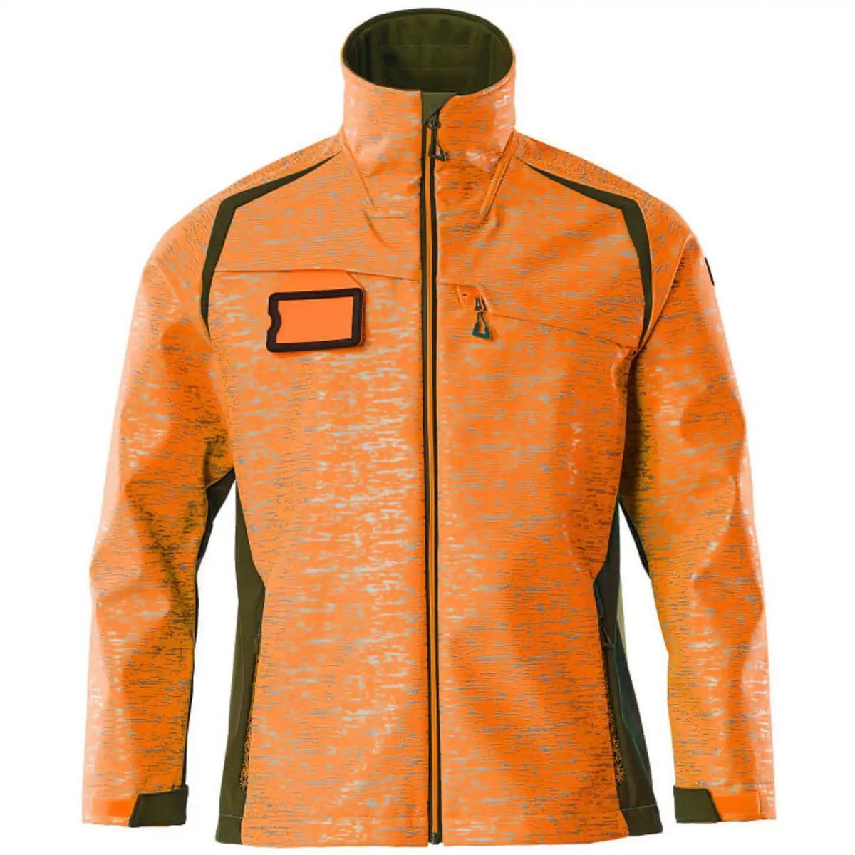 Mascot Accelerate Safe Softshelljacke – orange/moosgrün