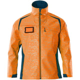 Mascot Accelerate Safe Softshelljacke – orange/dunkelpetroleum
