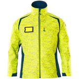 Mascot Accelerate Safe Softshelljacke – gelb/dunkelpetroleum