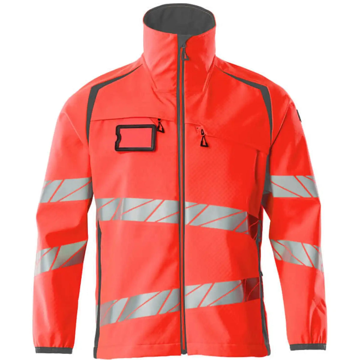 Mascot Accelerate Safe Warn-Softshelljacke – rot/dunkelanthrazit