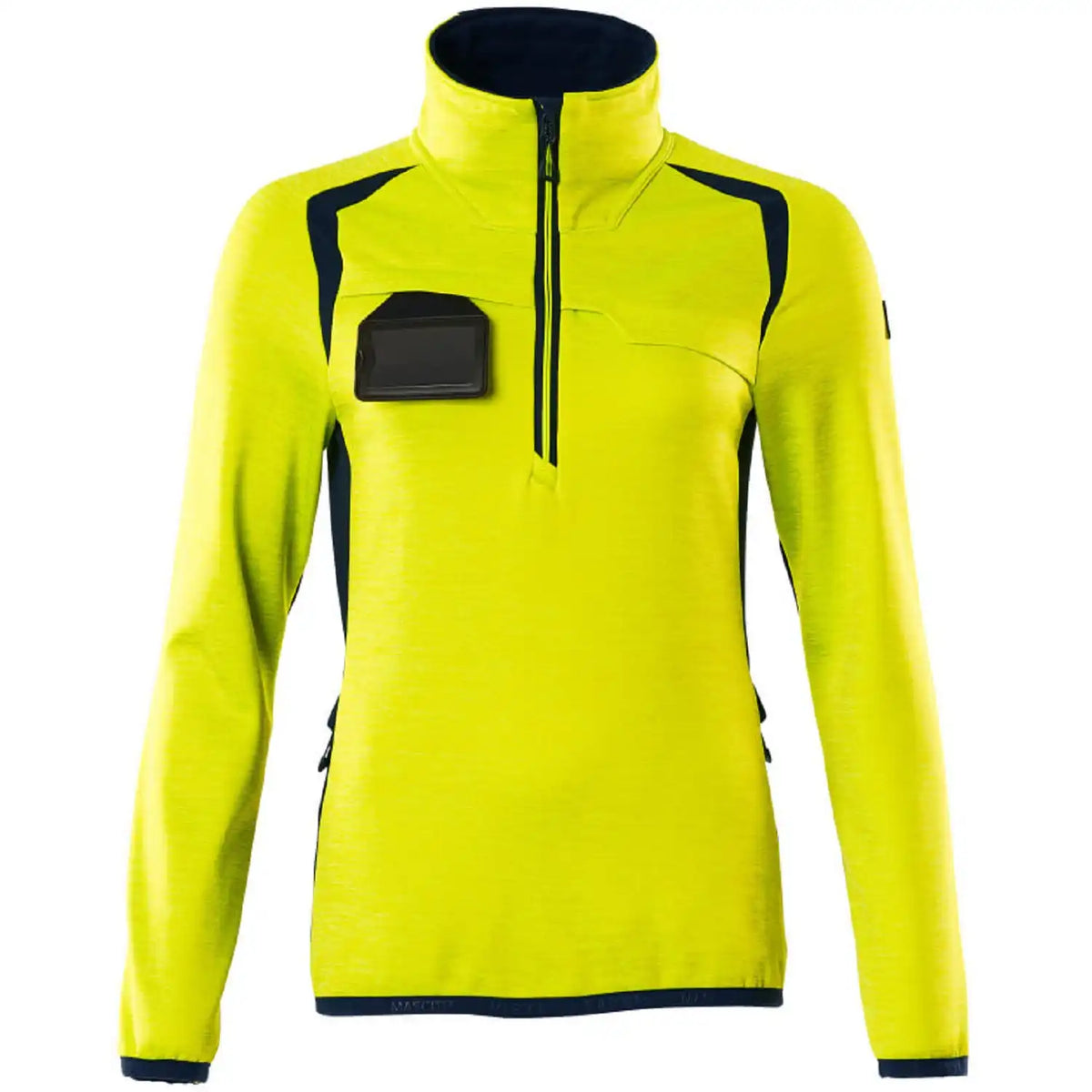 Mascot Damen Accelerate Safe Fleecepullover – gelb/schwarzblau