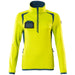 Mascot Damen Accelerate Safe Fleecepullover – gelb/dunkelpetroleum