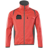 Mascot Accelerate Safe Fleecejacke – rot/dunkelanthrazit