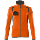 Mascot Damen Accelerate Safe Fleecejacke – orange/dunkelanthrazit