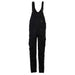 Planam Stretchline Latzhose – schwarz
