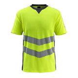 Mascot Sandwell Safe Supreme Warn-T-Shirt – gelb/schwarzblau