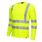 Nitras Motion TEX VIZ Warnschutz Langarmshirt – gelb