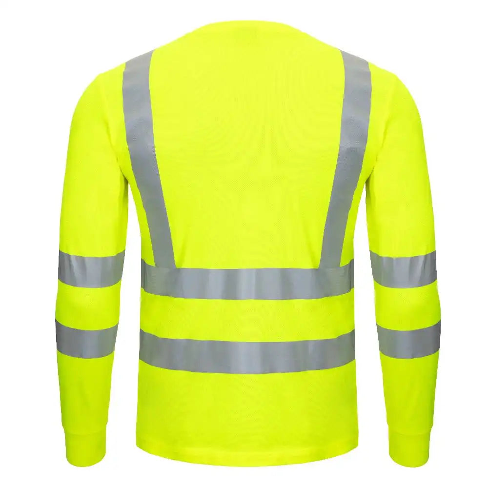 Nitras Motion TEX VIZ Warnschutz Langarmshirt – gelb